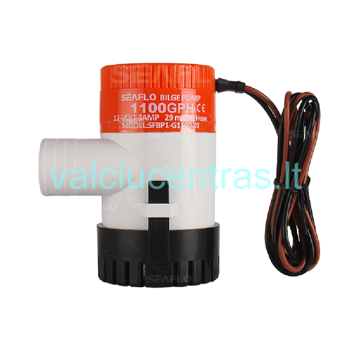 Elektrinė 24V triumo vandens pompa 68 l/min